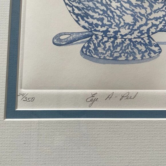 Martha Hinson Framed Matted Wall Art Eye A Peel Signed Limited Print 241 350 u - Picture 5 of 6